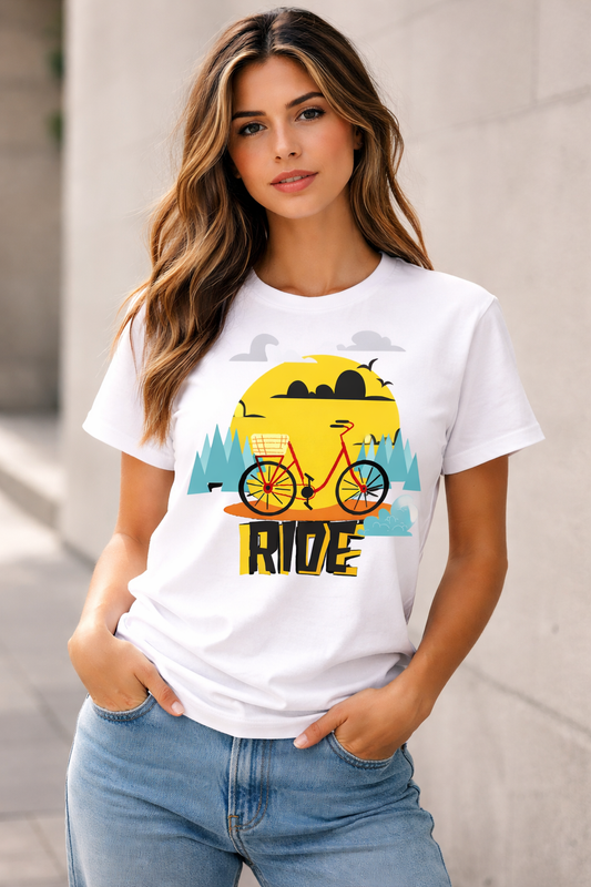 Women's Bicycle Ride Classic Crew T-Shirt